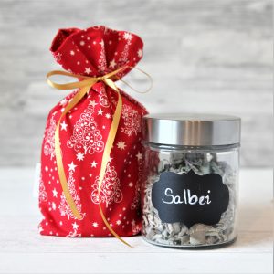 Nachhaltiger Geschenkbeutel Weihnachtswald