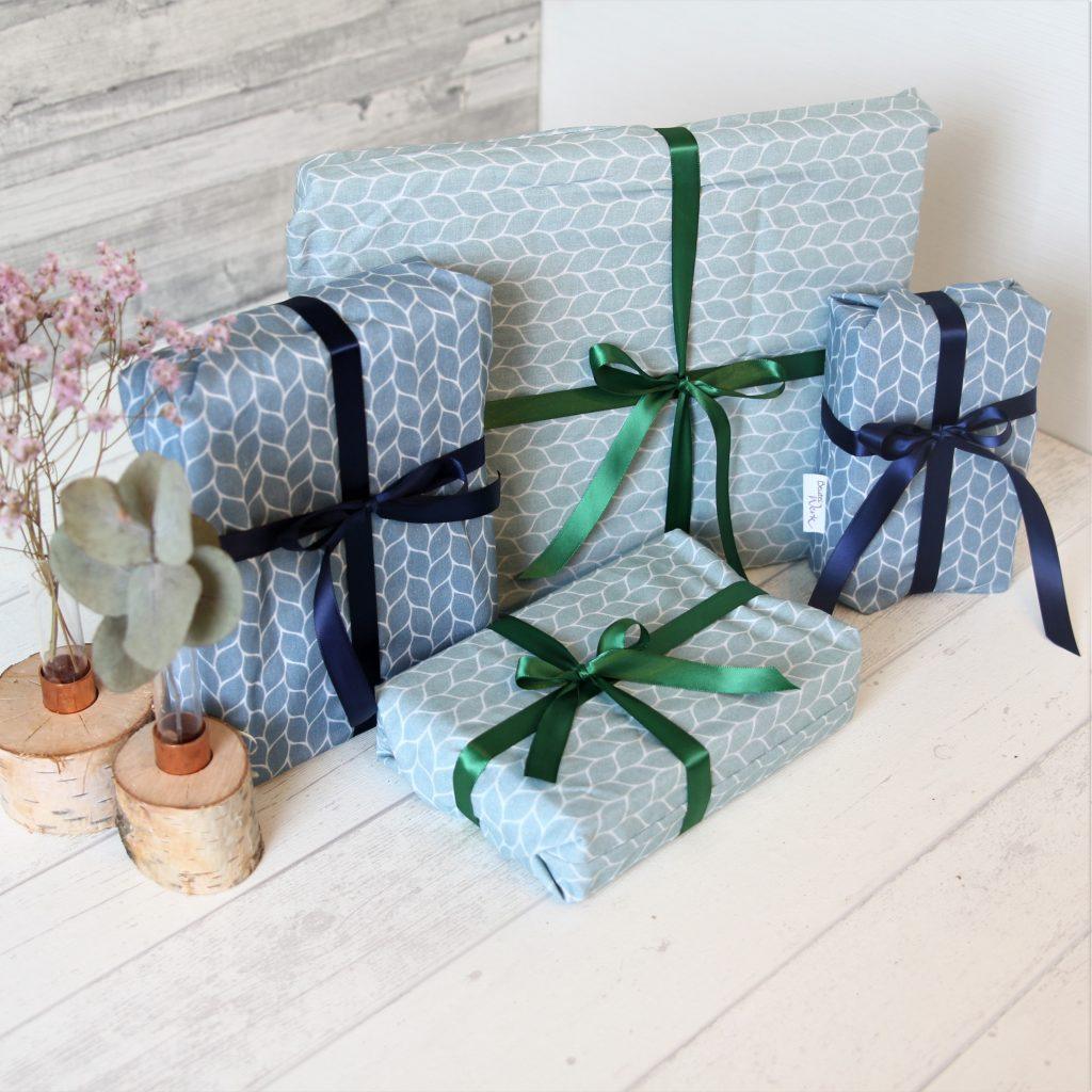nachhaltig Geschenke verpacken mit den Geschenkbeuteln aus Stoff