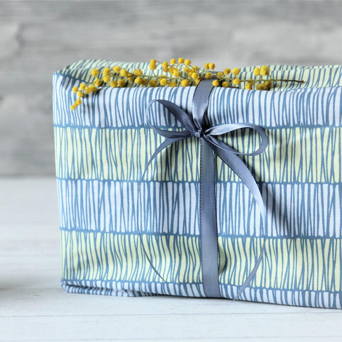 nachhaltig Geschenke verpacken mit den Geschenkbeuteln aus Stoff