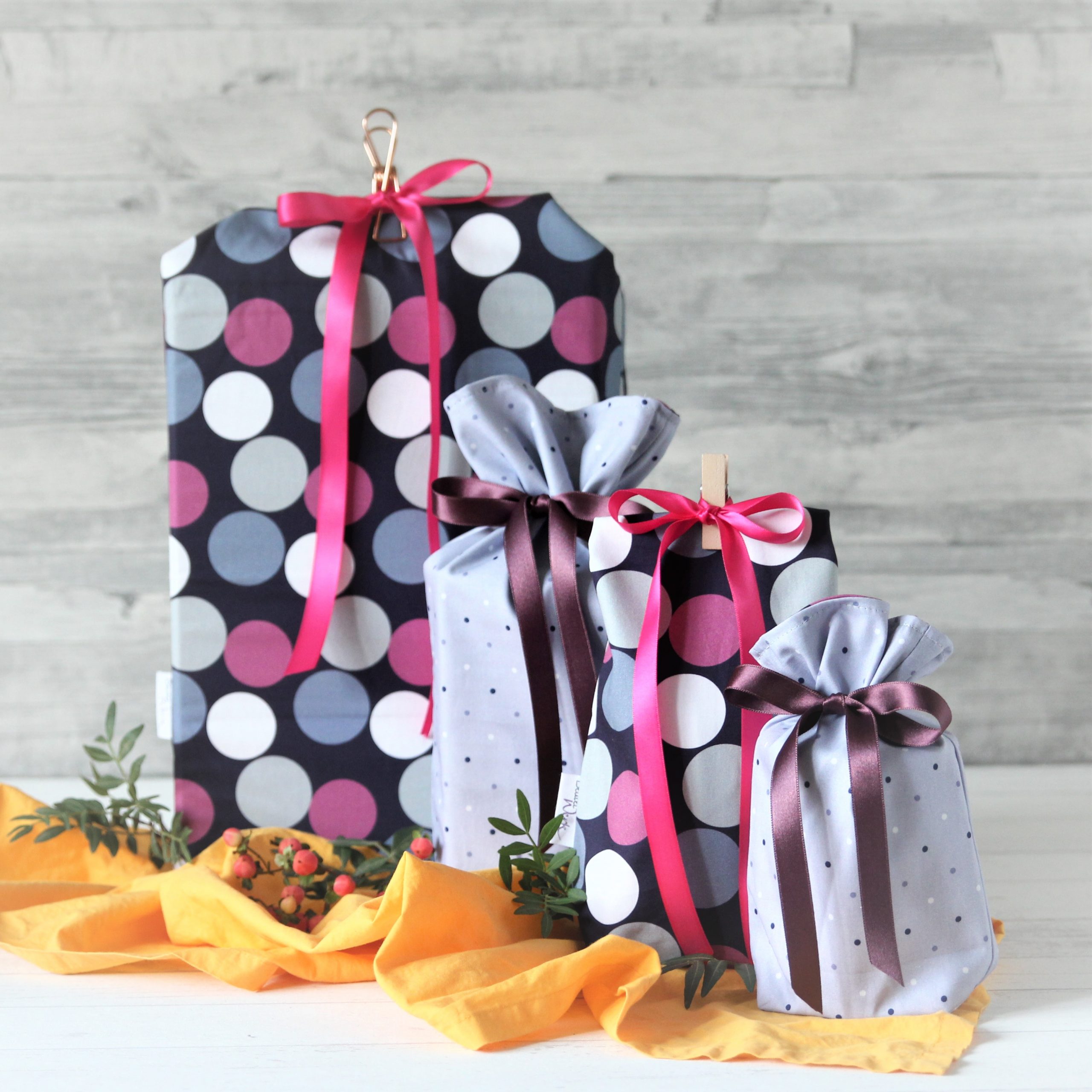 Geschenkbeutel für jede Party Purple Konfetti | Starterset