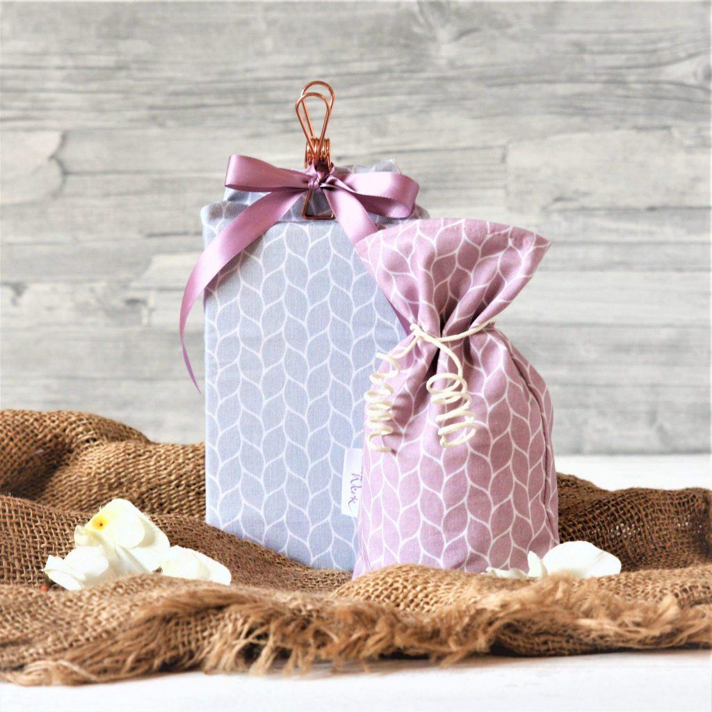 Geschenkbeutel Wabe rosé