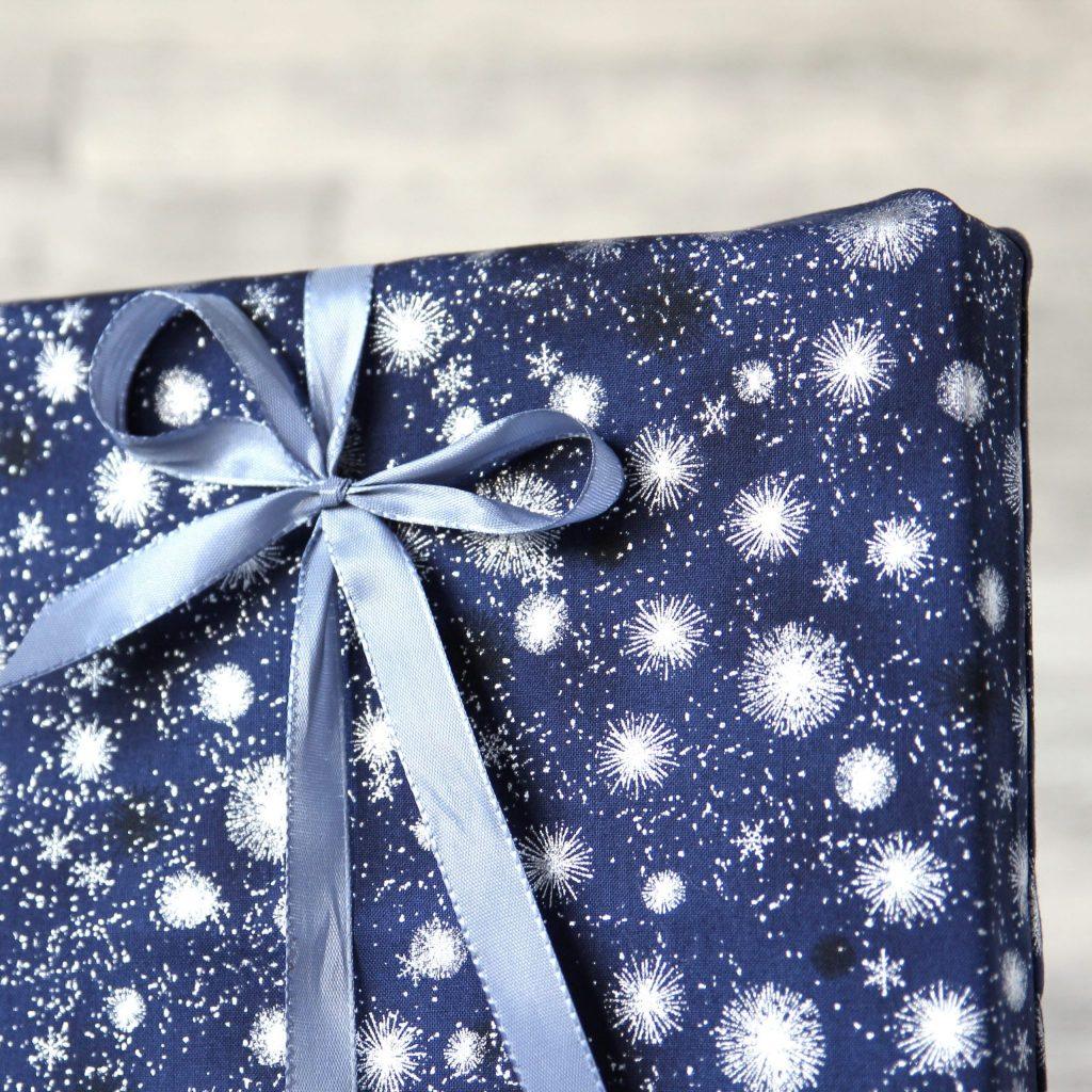 Geschenkbeutel Silberflocke