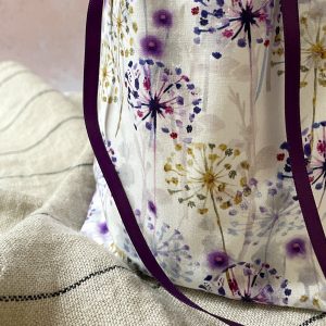 nachhaltige Geschenkverpackung aus Stoff Pusteblume