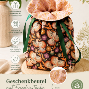 nachhaltige Geschenkbeutel als Alternative zu Geschenkpapier