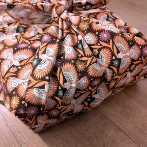Wiederverwendbare Geschenktücher aus Stoff Friedenstaube – Bild 2