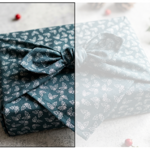 Geschenktücher aus Stoff verzweigt grün