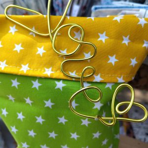 Verschlussaccessoires für Geschenkbeutel aus Stoff Verschlussklammer