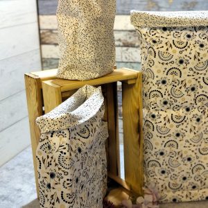 Geschenkbeutel aus Stoff, wiedervendabre, nachhaltige Alternative