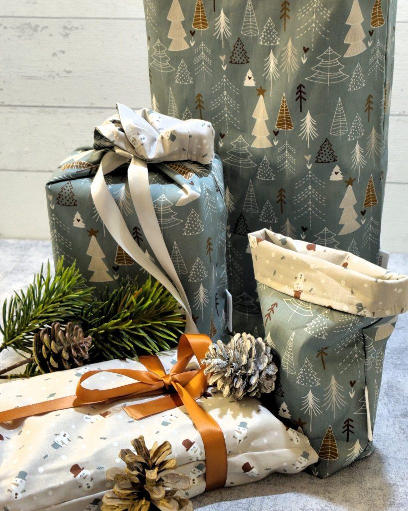 Winterwonderland nachhaltige Geschenkverpackungen für Weihnachten