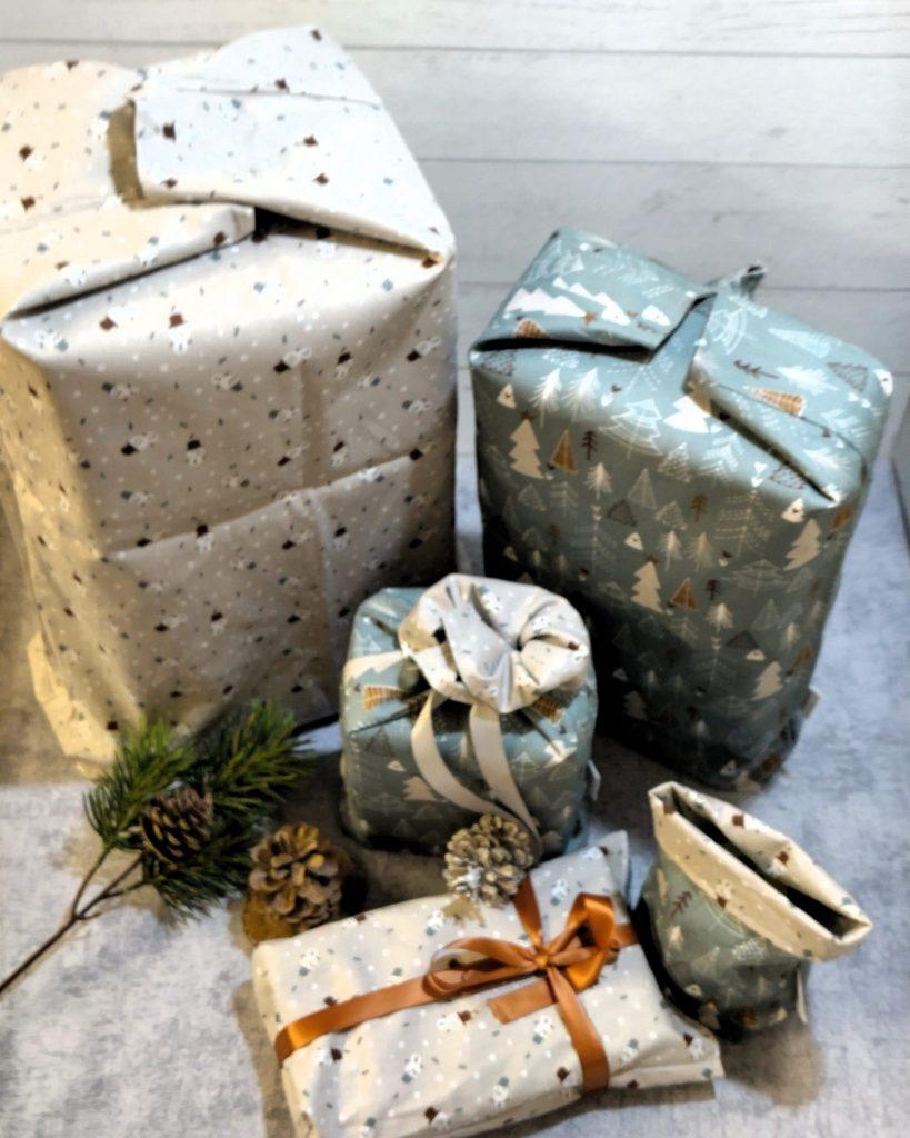 wiedervendbare Geschenkbeutel aus Stoff