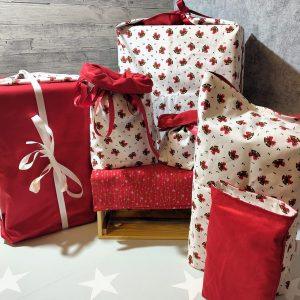 Geschenkverpackung für Weihnachten ohne Müll