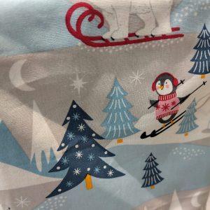 nachhaltige Geschenkverpackung aus Stoff für Weihnachten