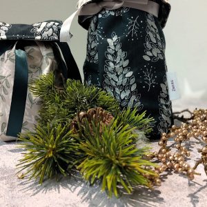 nachhaltige Geschenkbeutel aus Stoff für Weihnachten