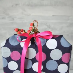 Geschenkbeutel Purple Konfetti